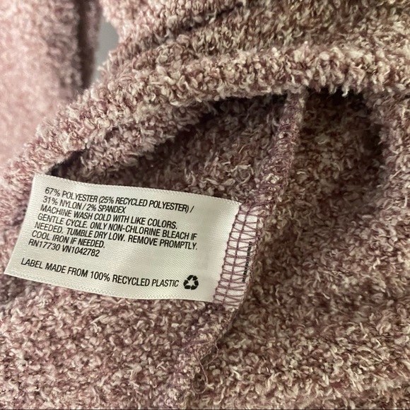 Wild Fable Cozy Pink V-Neck Sweater with Drawstring - Size Medium, NWT - Picture 6 of 7